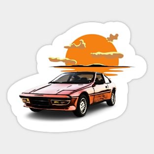 Matra Murena sunset vintage cute Sticker